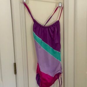 LADIES ROXANNE BATHING SUIT PINK, LAVENDER, TEAL 12